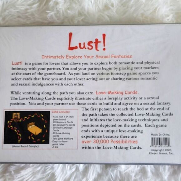 LUST BOARD GAME - Picture 2 of 2